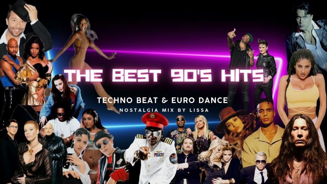The Best 90s hits Techno beat Euro Dance Club hits of 90s Дискотека 90х 90s Dance hits
